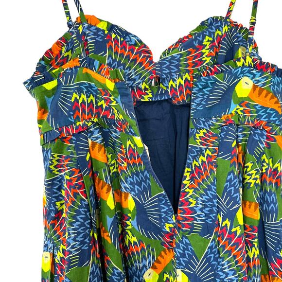 NWT Farm Rio Sweetheart Printed Maxi Dress Size Small - Picture 12 of 15